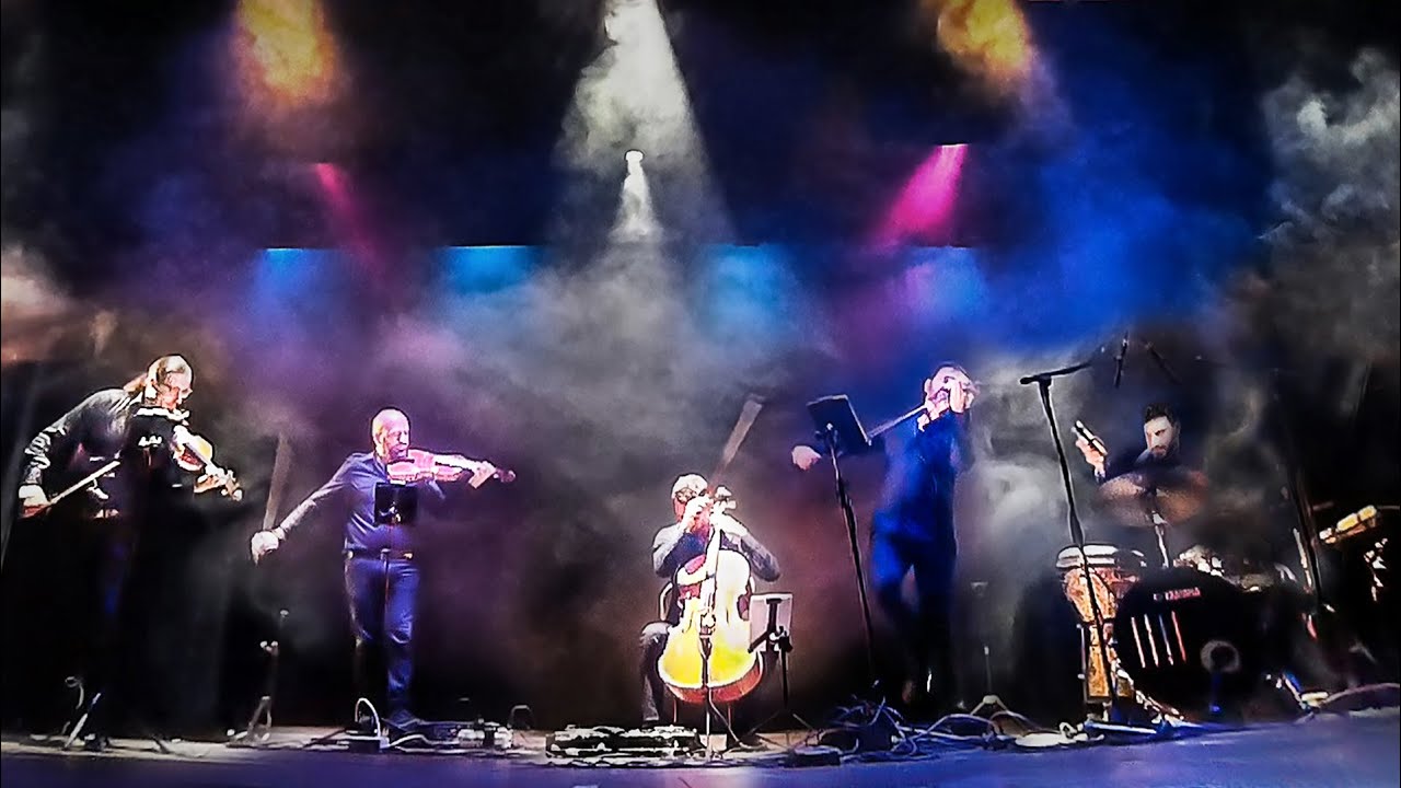Ondanueve String Quartet plays Rock, Pop, Irish, Balkan and Italian Folk Music (Live in Spoleto)