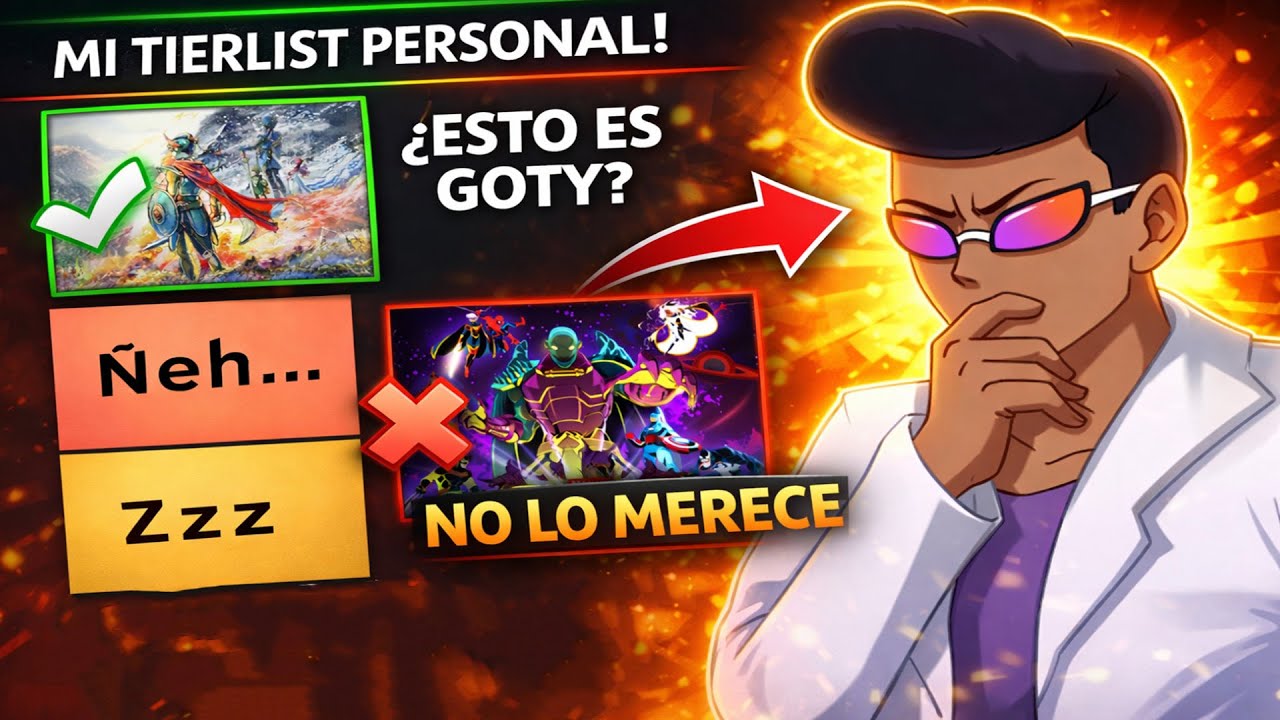 Jugué estos juegos en 2025 y así los rankeo