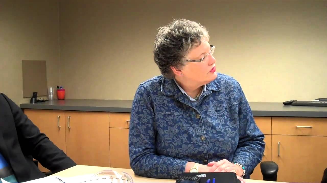 Wendy Stewart explains the meeting