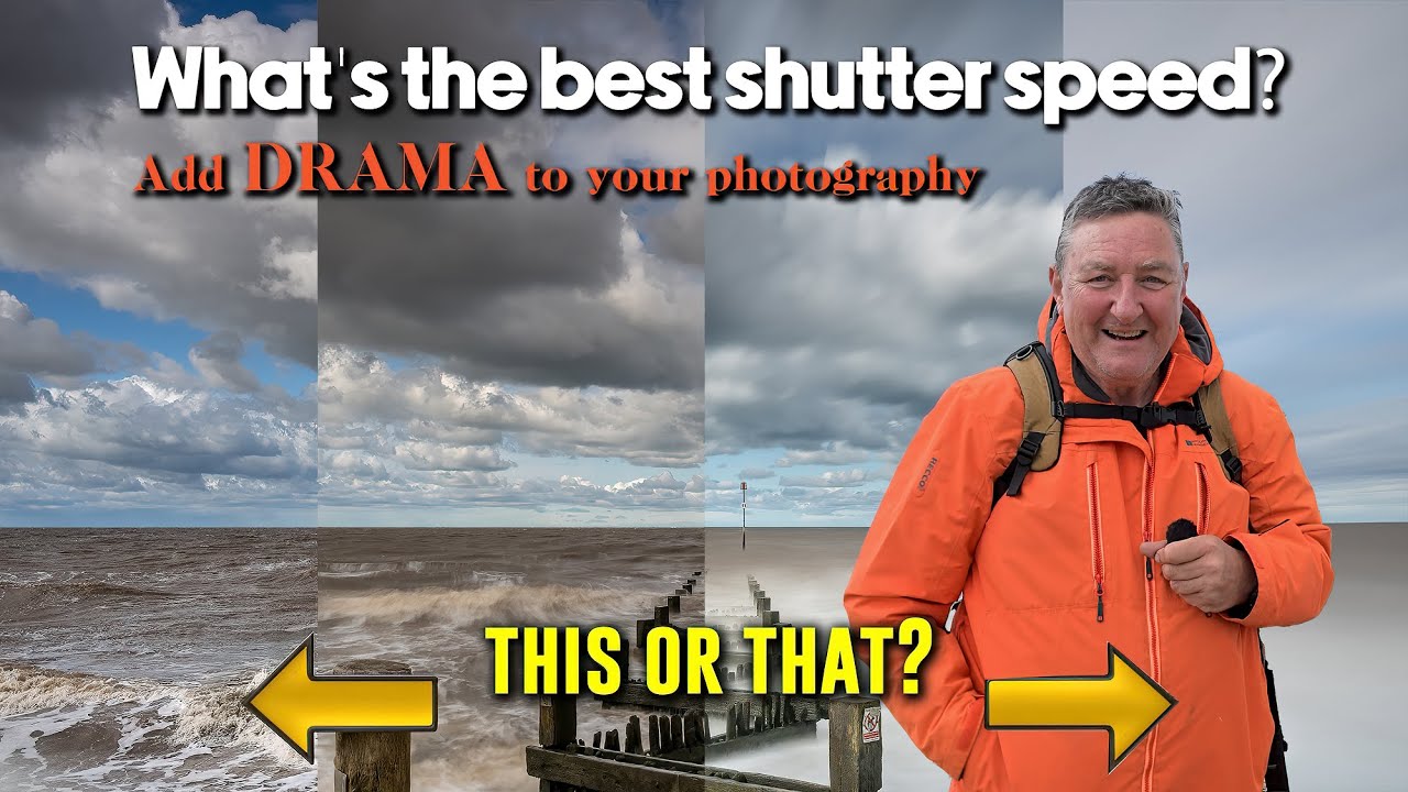 Comparing fast and slow shutter speeds on water