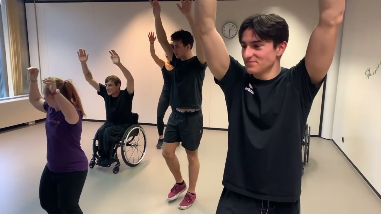 Vereinfachte Jubiläumschoreografie - für den inklusiven Sport