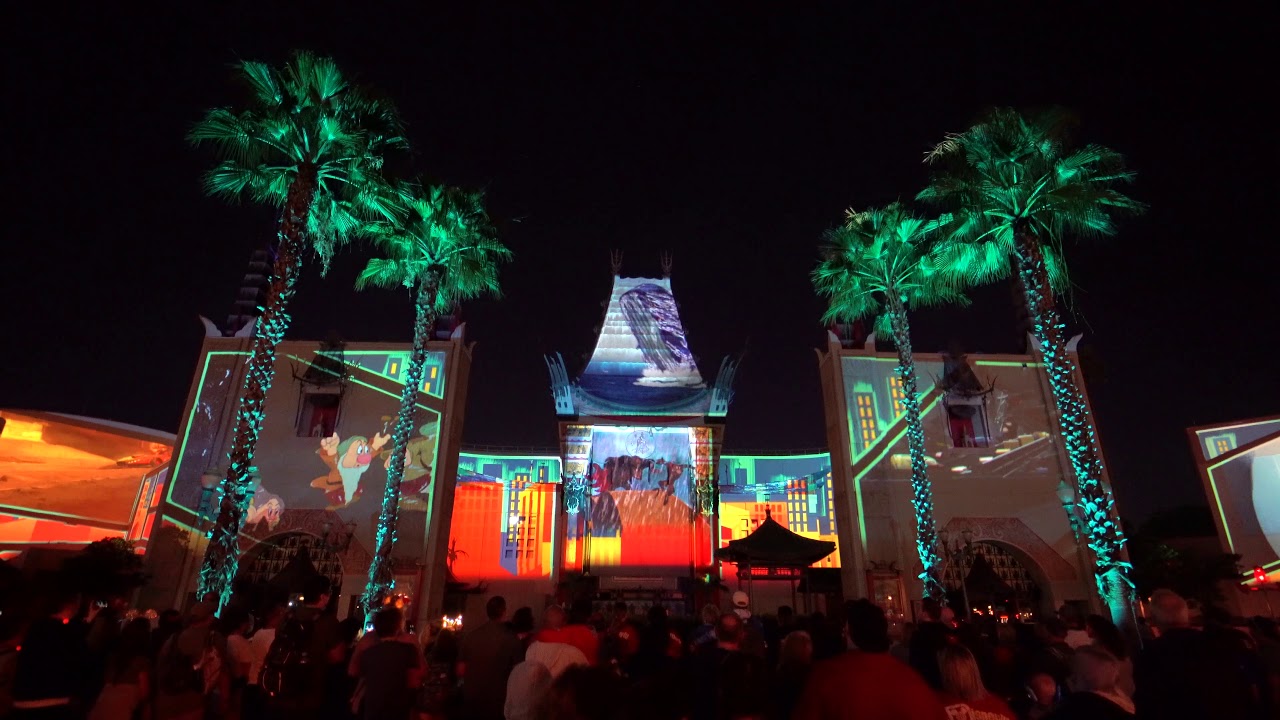 [4K] Wonderful World of Animation Projection Show - Disney's Hollywood Studios 2019