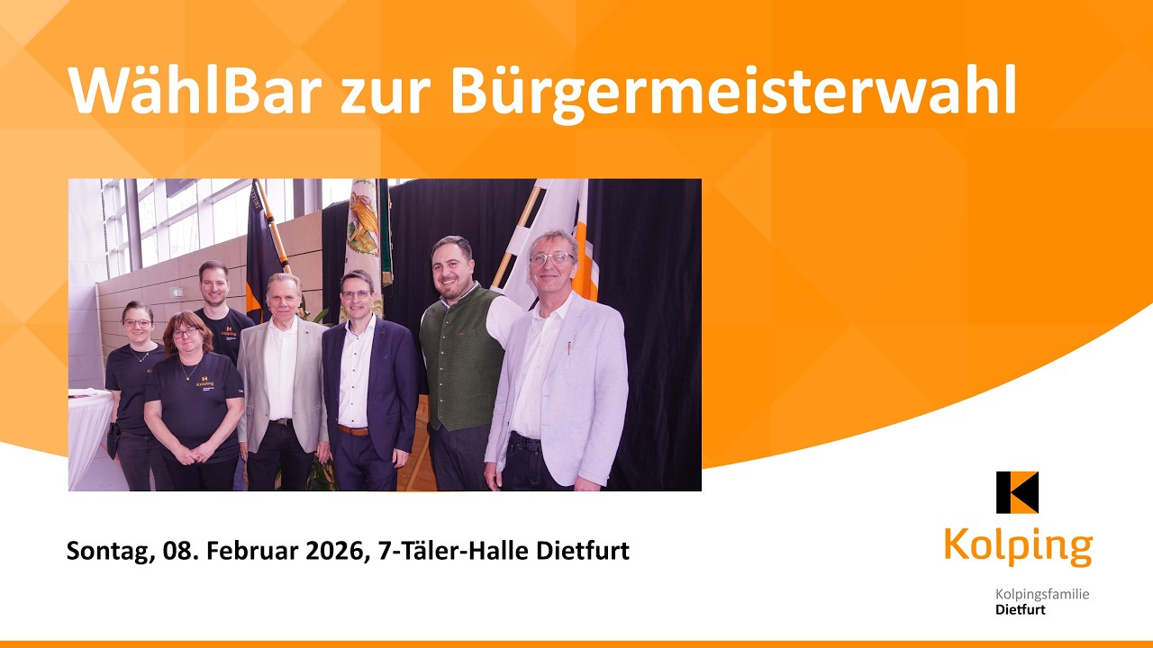 WählBar zur Bürgermeisterwahl in Dietfurt 2026