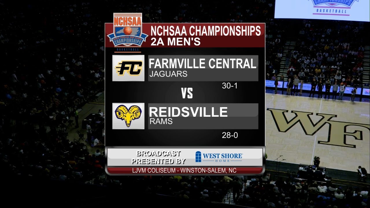 NCHSAA Basketball Championship - 2A Men Farmville Central vs Reidsville (2024)