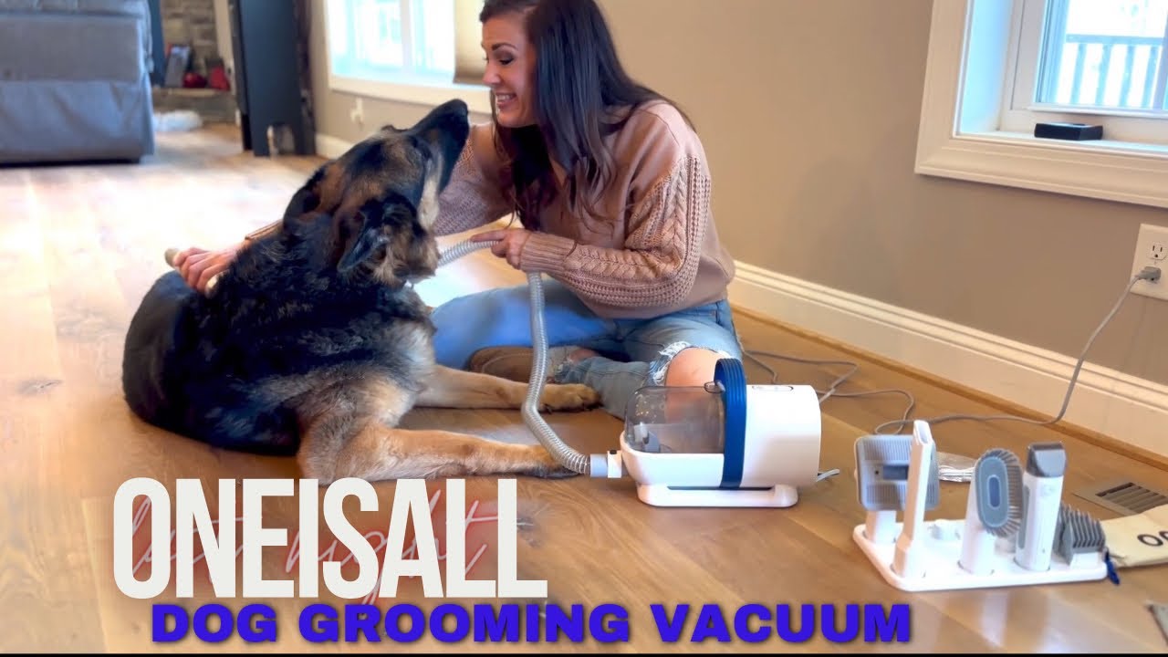 Oneisall Dog Grooming Vacuum demo and review!
