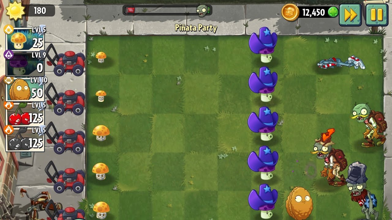 Today Pinata Party 🪅 Letsplay Plants vs. Zombies 2