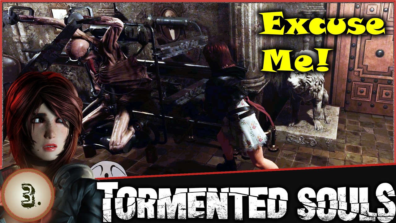 The Main Hall, I Got Spit On..I DIED! And The Knocking Puzzle - (Tormented Souls Part 3)