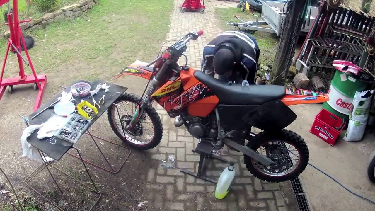 🚨Timelapse remontage KTM 125 SX 2000 2016🚨