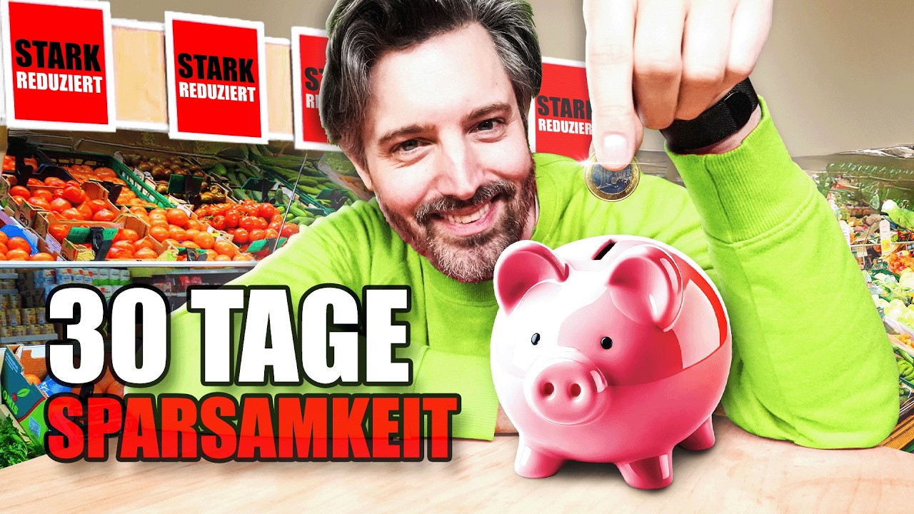 Ich hab einen Monat so sparsam wie möglich gelebt 🐖 Selbstexperiment