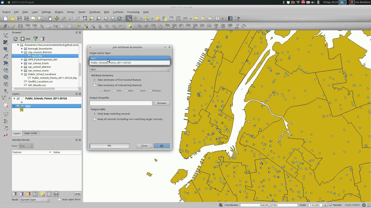 QGIS: Spatial Joins