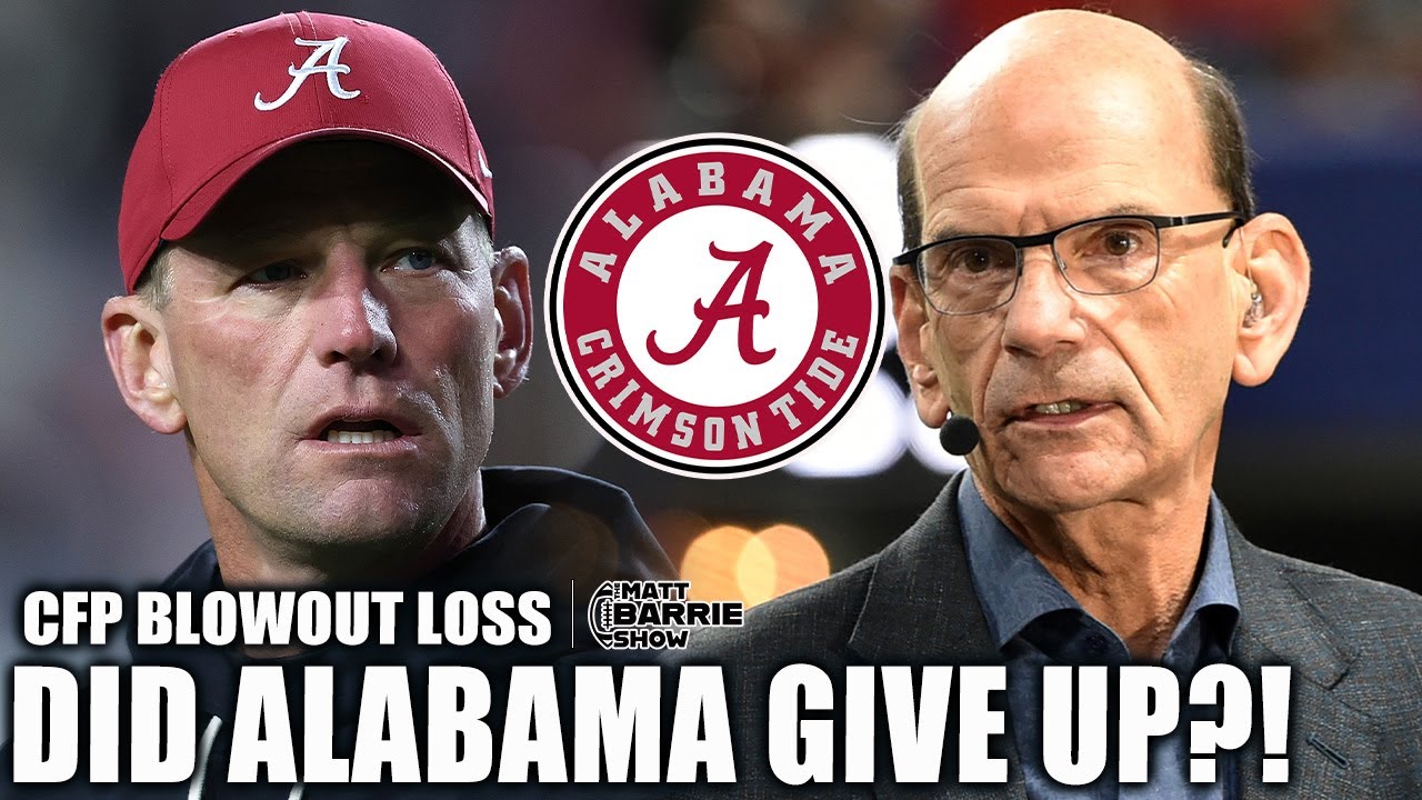 Paul Finebaum RIPS Kalen DeBoer for CFP loss 🗣️ &lsquo;Indiana beat Bama to a pulp&rsquo; | The Matt Barrie Show