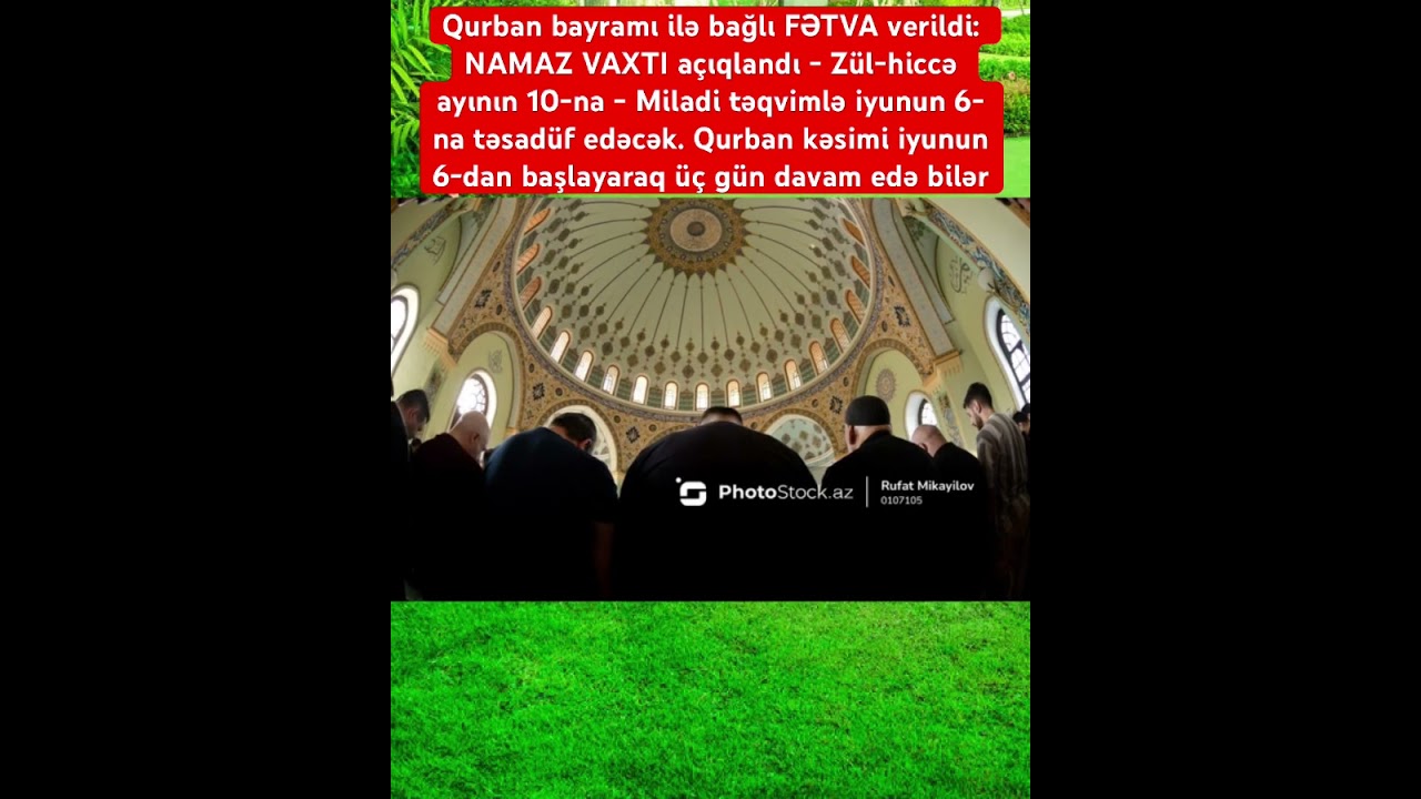 Fətva Qazılar Şurasının bug&uuml;nk&uuml; geniş toplantısında qəbul olunub.  ƏTRAFLI RƏYDƏ👇