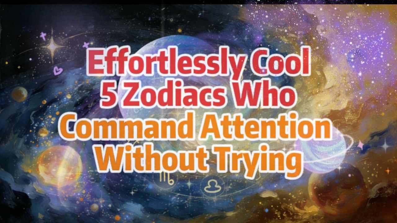 Effortlessly Cool: 5 Zodiacs Who Command Attention WITHOUT Trying ✨