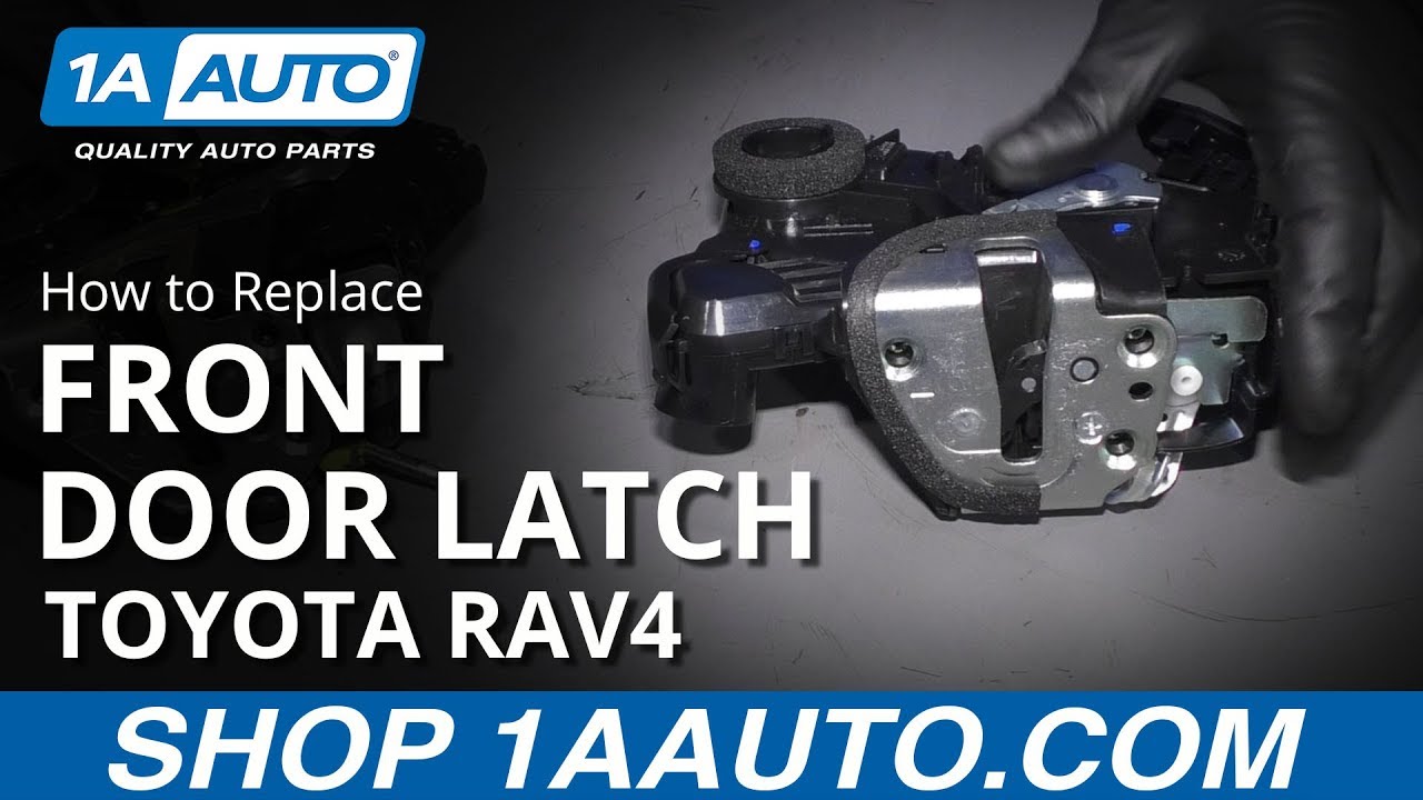 How to Replace Front Door Latch 05-15 Toyota RAV4