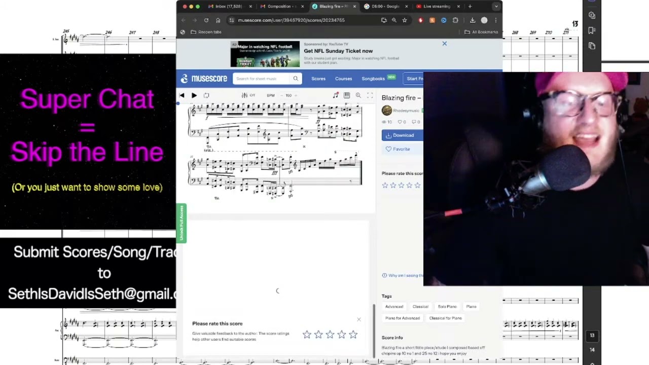 @SethIsDavid  reacts to my piece :D