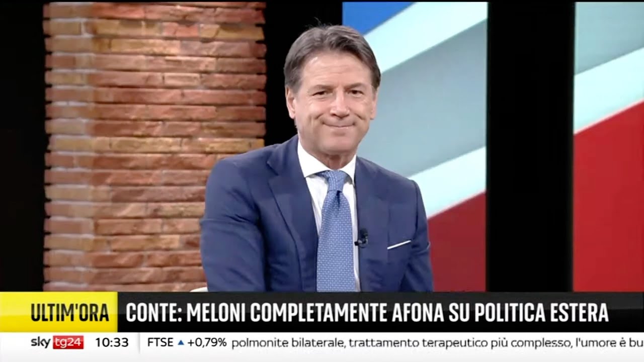 Giuseppe Conte intervistato a SkyTG 24 | 19/02/2025