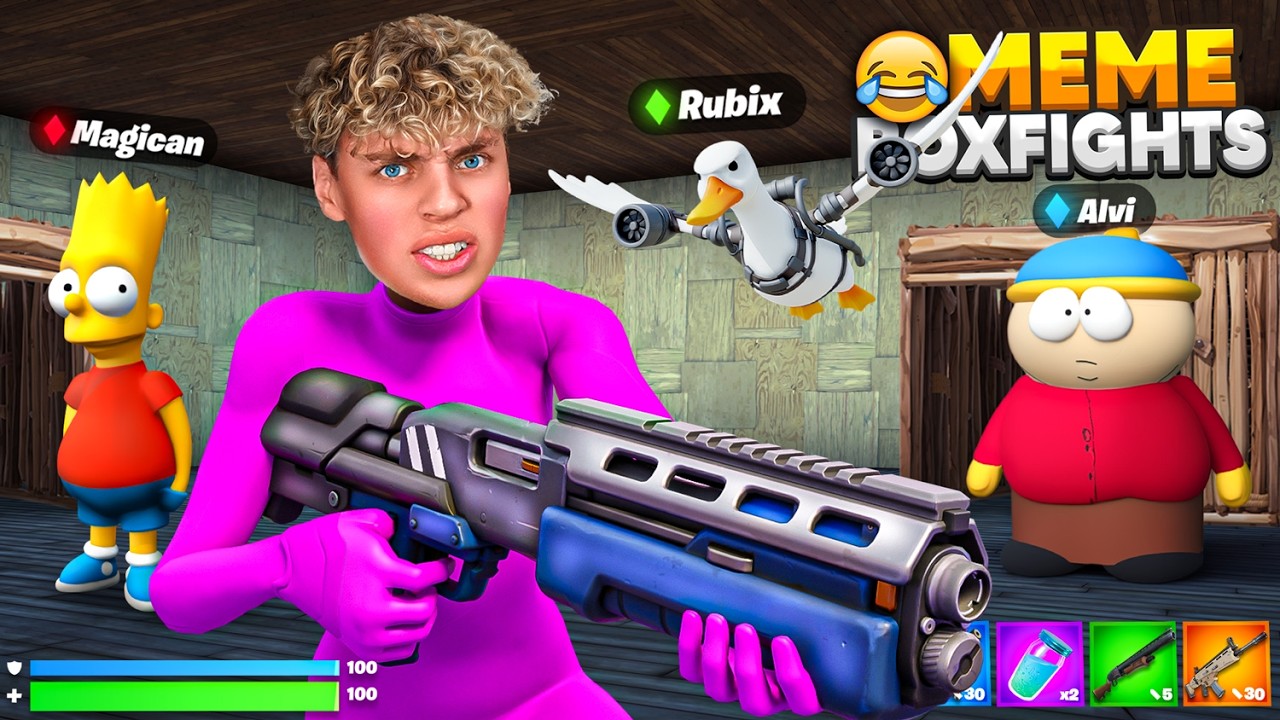 Das XXL MEME BOXFIGHT Turnier in FORTNITE! 😱🏆