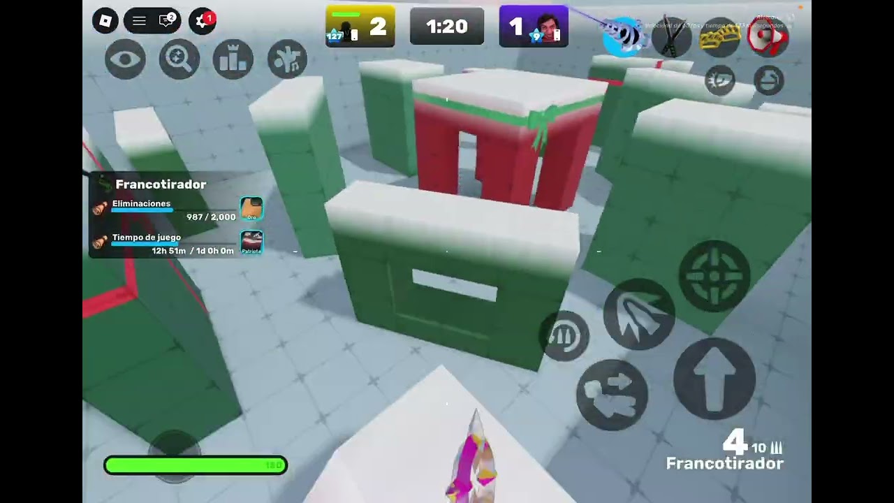 Jugando rivals con franco