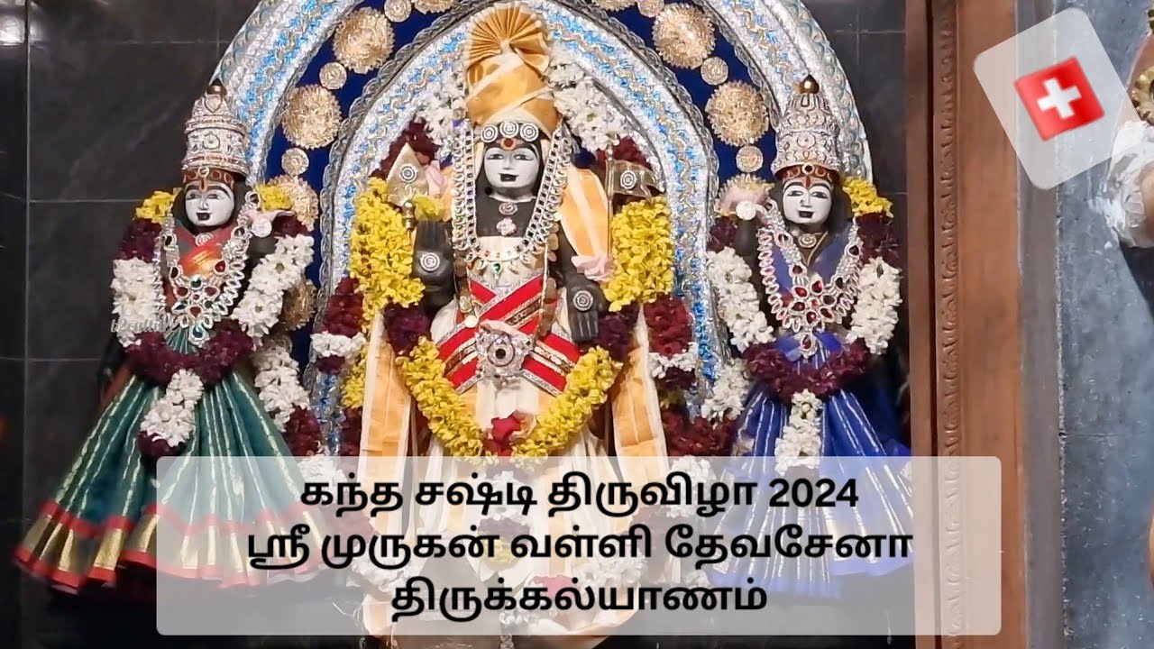 Kanda Sashti 2024 | Sri Murugan Valli Devasena Thirukalyanam | Adliswil #kandasashti2024 #b2culture