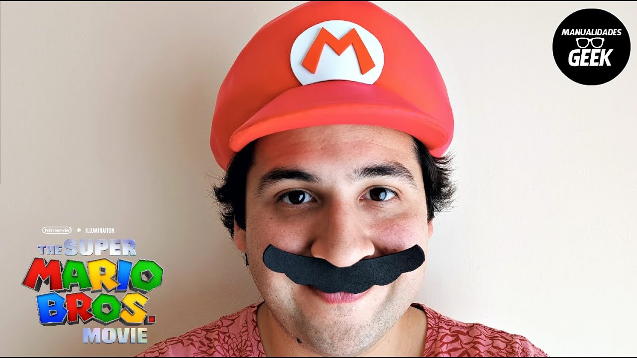Como hacer la Gorra de Mario de The Super Mario Bros The Movie DIY/TUTORIAL/MANUALIDAD