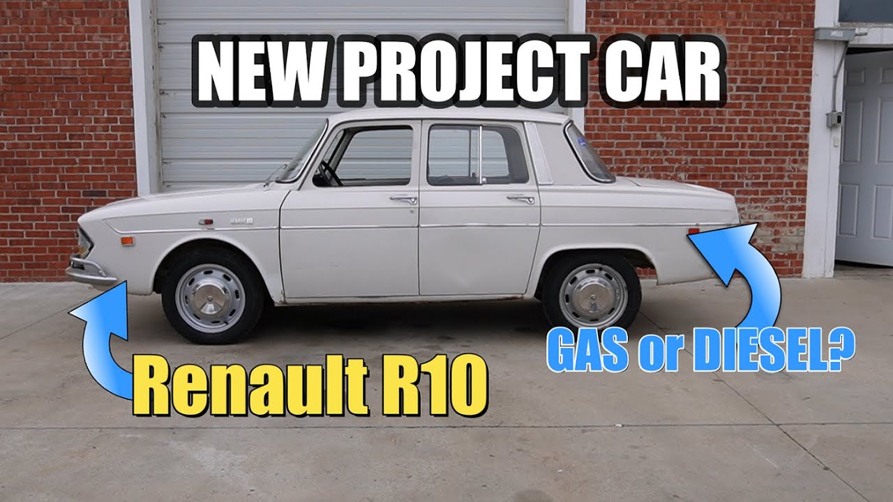 S3 E8 New project car. 1969 Renault R10. Should we put a Kubota diesel or 670 predator engine in it