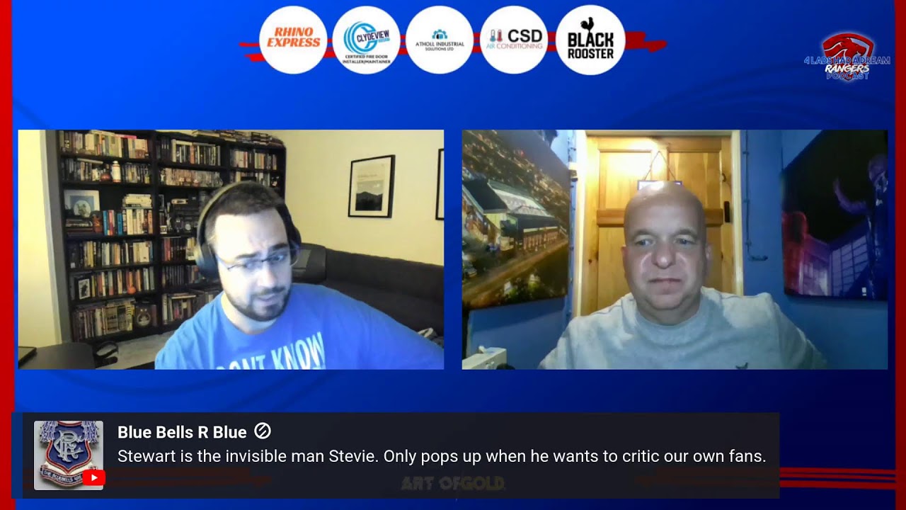 4Lads Rangers Friday night show - Martin, Cavanagh, press conference and Hibs in the cup!