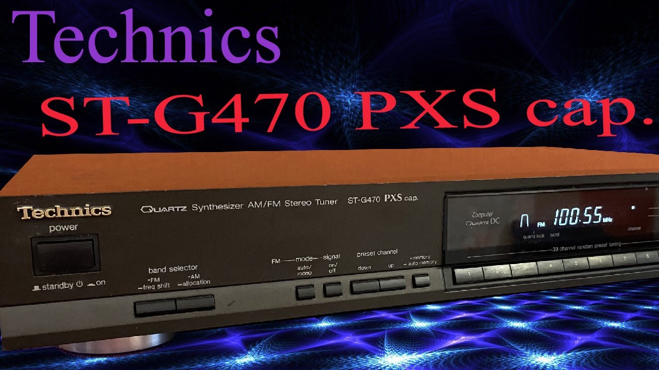Technics ST-G470 PXS cap. Обзор функционала, настройка тюнера