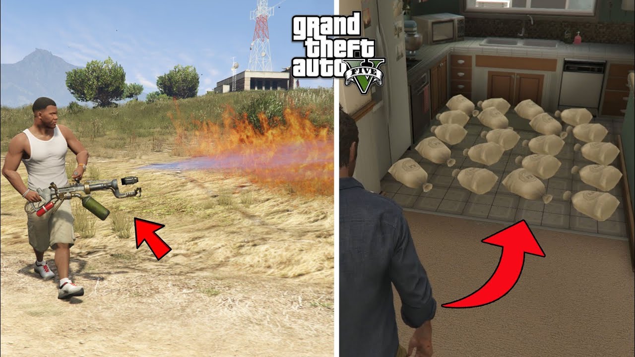 GTA 5 - How To Make Money + Flamethrower Location (money & secret weapon)