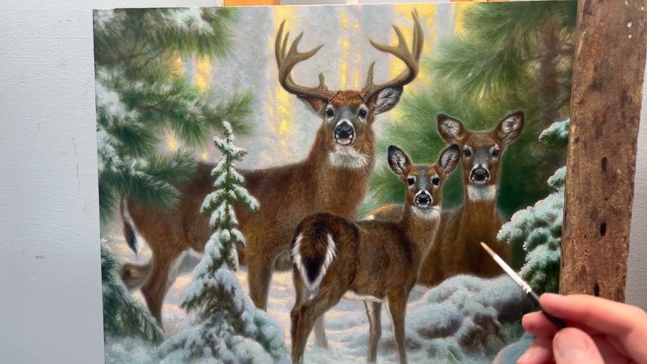 Whitetails In The Snow Part II