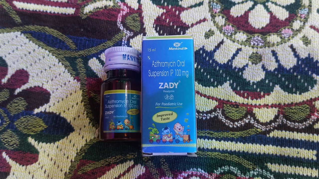 ZADY -100 | Azithromycin Oral Suspension IP 100 Mg | use | dose | In hindi | A.M.K