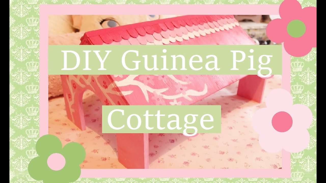DIY Guinea Pig Cottage Tutorial