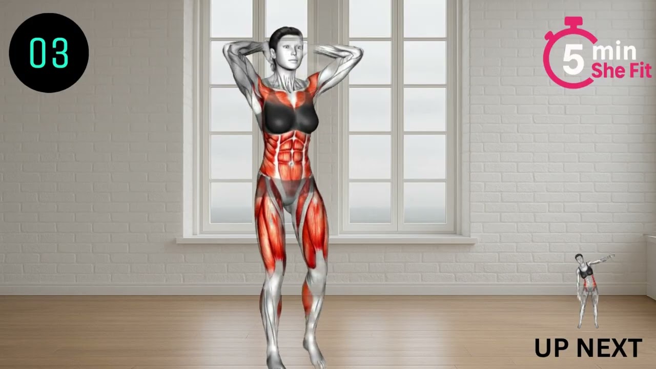 Best STANDING ABS Exercises for Women