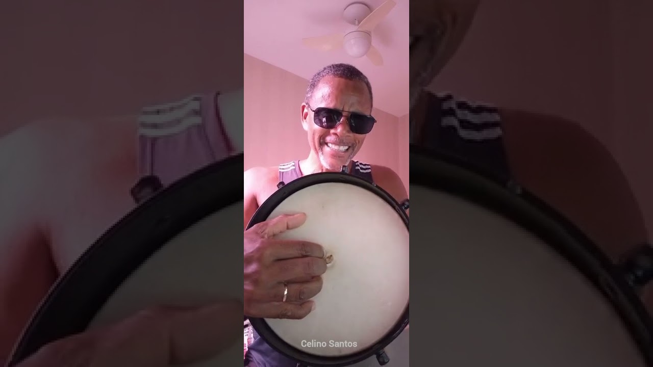 Treinando Cuíca - som de fundo: Percussão loops pegada Rio - Levada Samba dolente