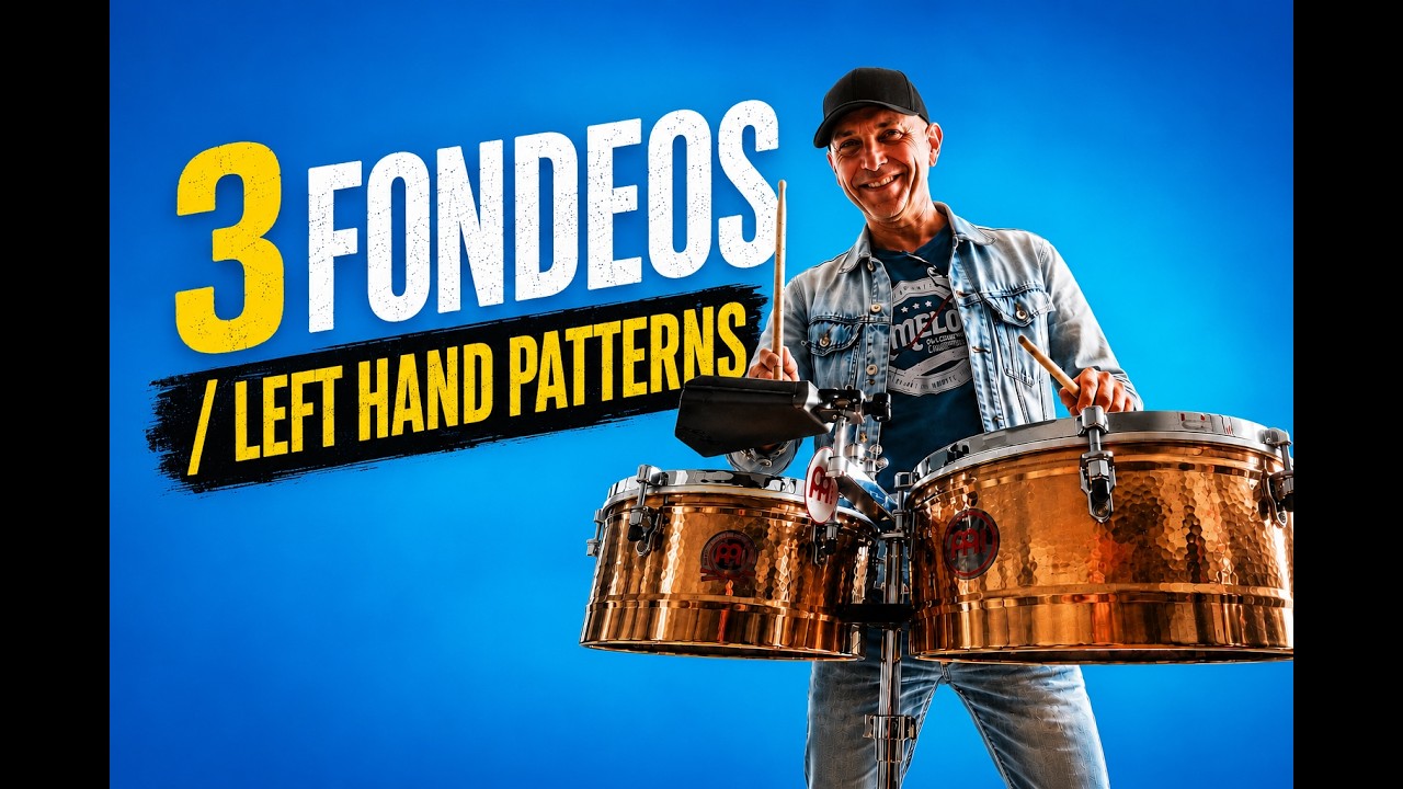 3 EJEMPLOS DE FONDEO DE TIMBAL/CLASE DE TIMBAL/TIMBALES