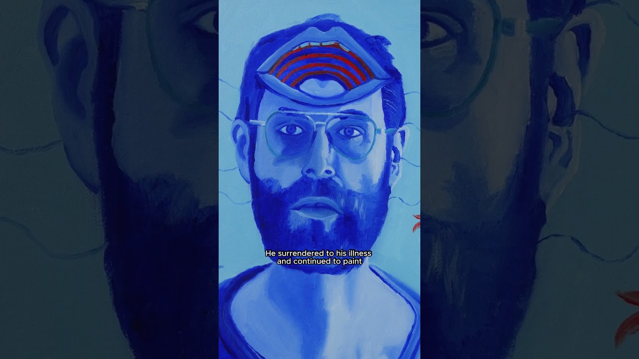 Schizophrenic painter 🎨 #schizophrenic