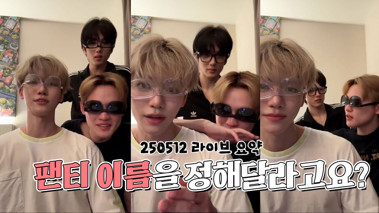팬티 이름을 정해달라고요? (250512 라이브 요약) #nct