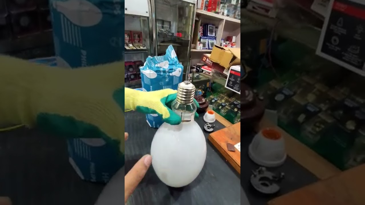 High Pressure Sodium Light Bulb Testing On Series Board#electricalsolutions #electrical #electric