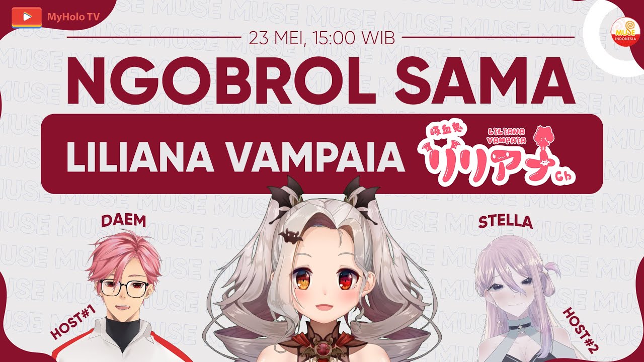 [LIVE] Ngobrol tentang Anime dan Vtuber sama @lilianavampaiaofficial‼ #MuseTalk
