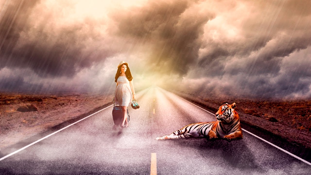 🔴 Уроки фотошопа. Манипуляция в Photoshop. | Эффекты в CC 2017