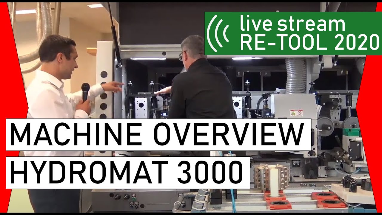 Hydromat 3000 Demo and Presentation during Re-Tool Tour 2020 (Live Aug 25, 2020)