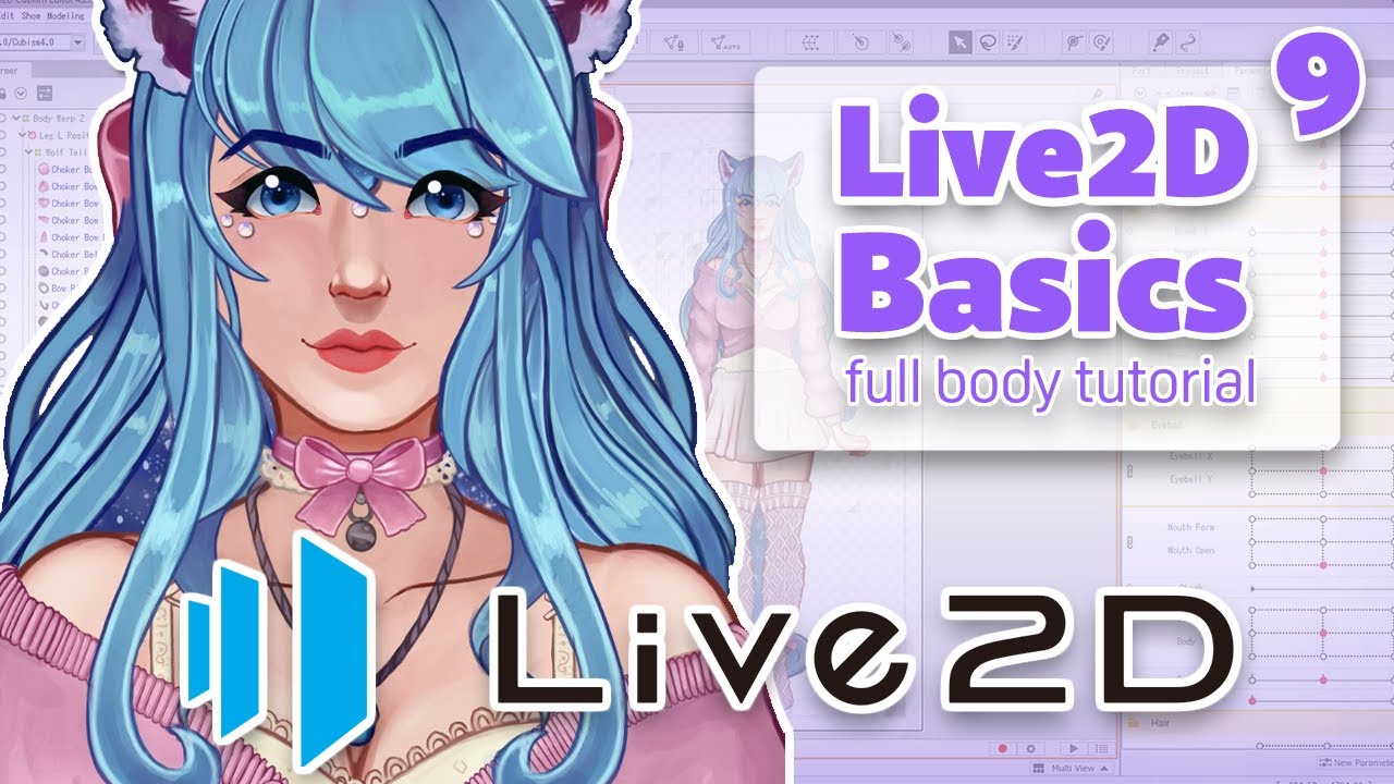 How to Make a Full-body 2D VTuber Model | For Beginners (9/10)