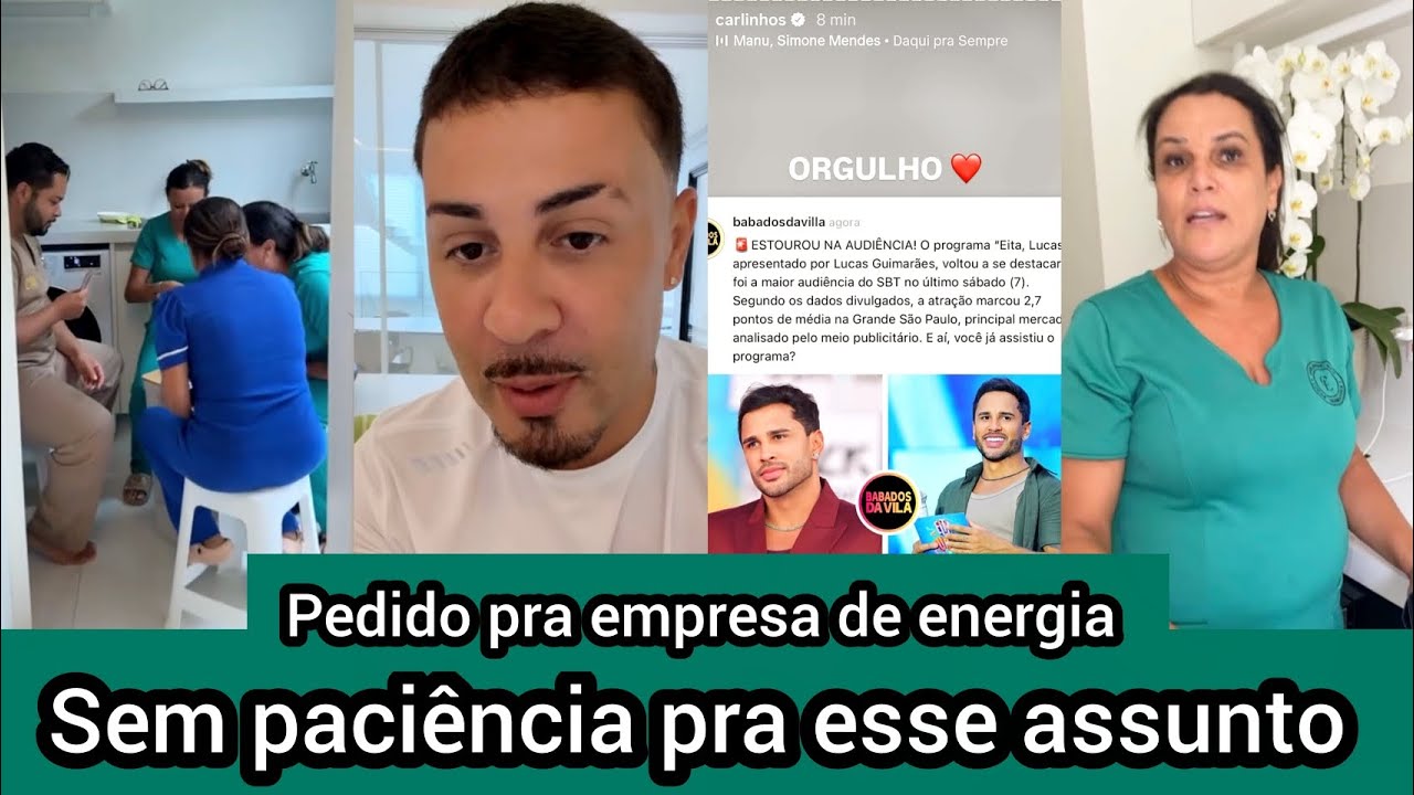 Carlinhos Maia crítica empresa de energia e mandou retirar iniciais do Lucas Guimarães dos uniformes