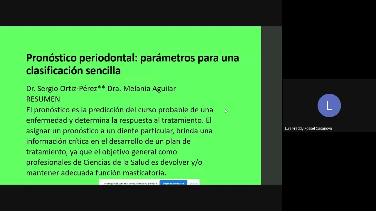 Pronóstico Periodontal