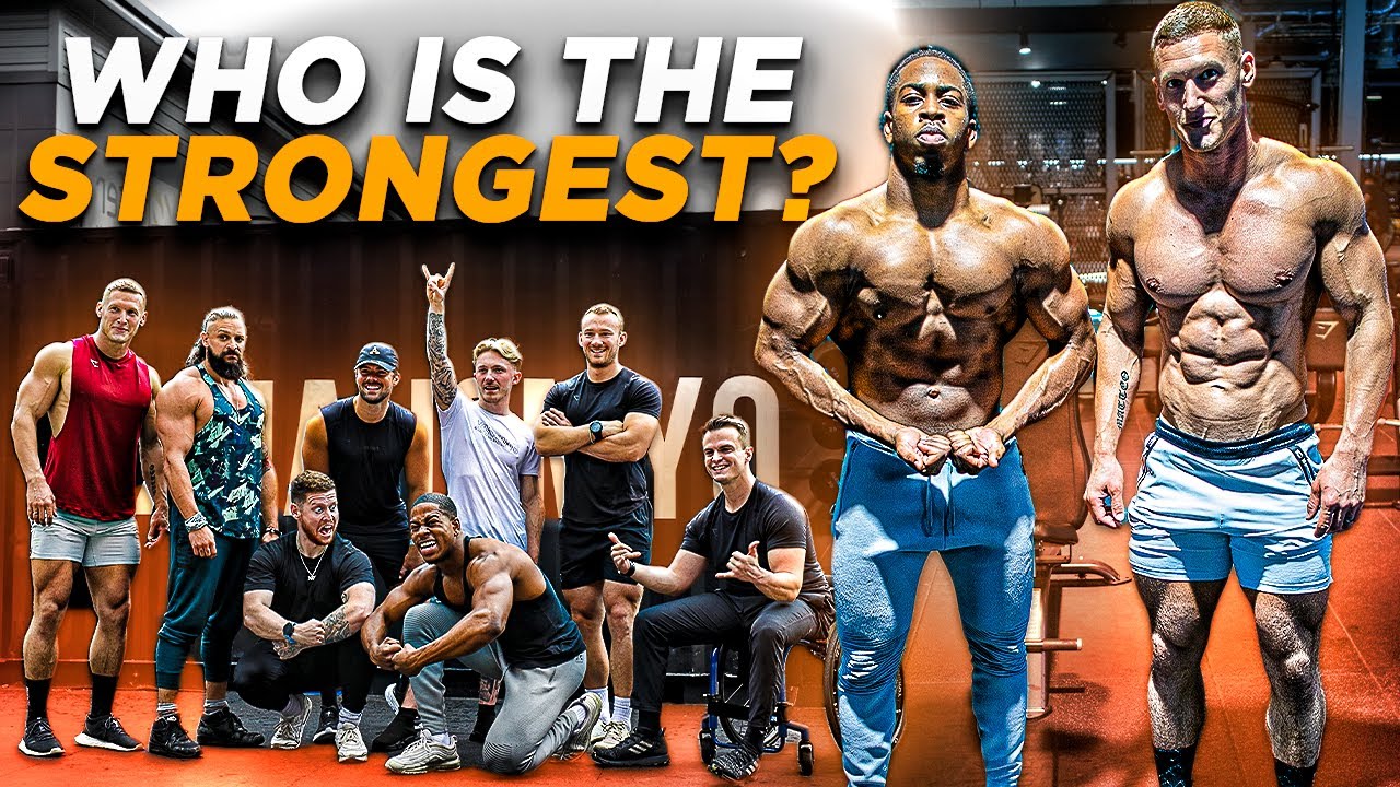 EPIC STRENGTH TEST AND SKY DIVING ft. Behzinga, Mattdoesfitness + more