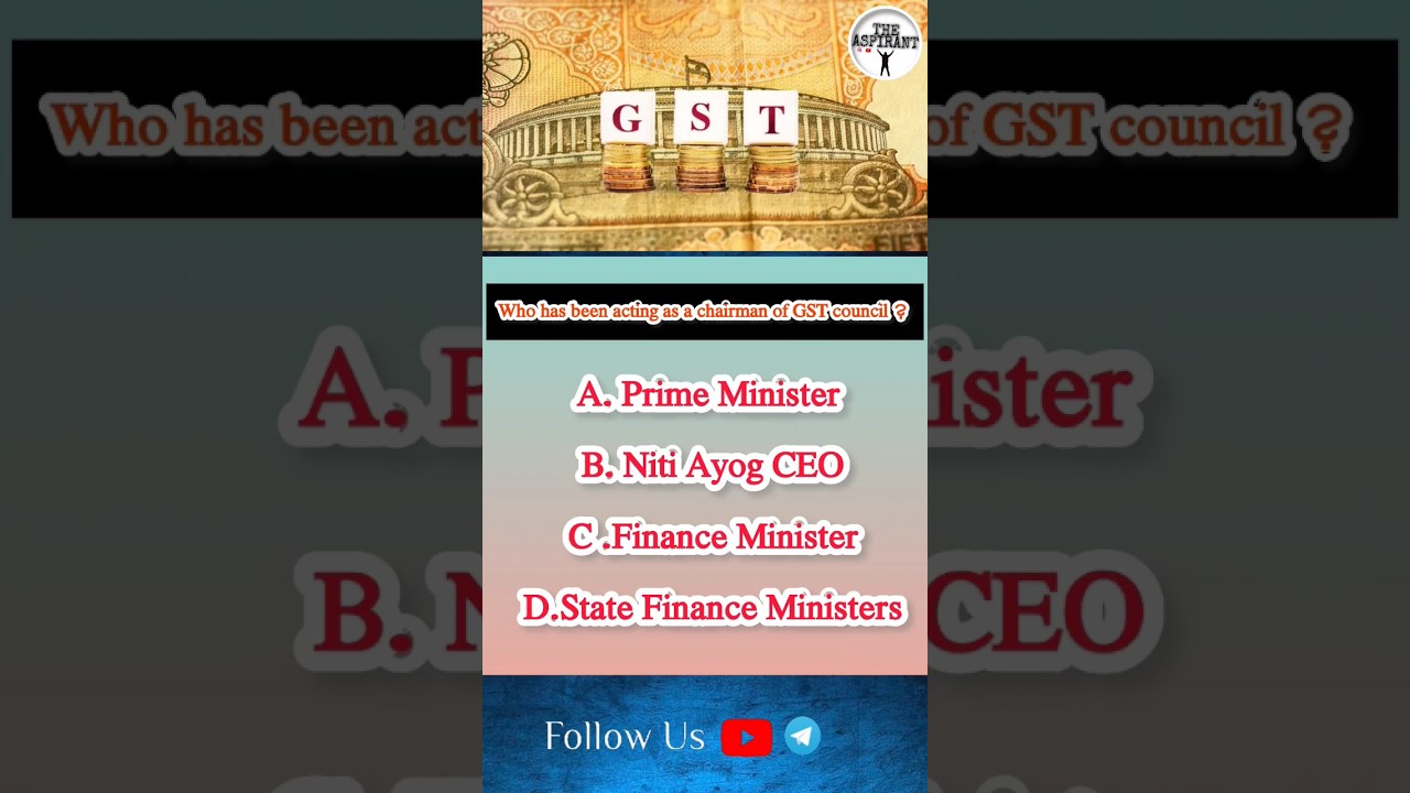 chairman of GST council||#gst#india #indiangovernment