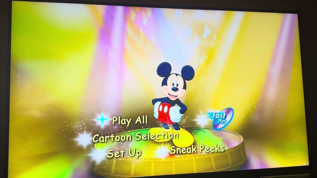 Walt Disney’s Classic Cartoon Favorites: Vol. 1: Starring Mickey 2005 DVD Menu