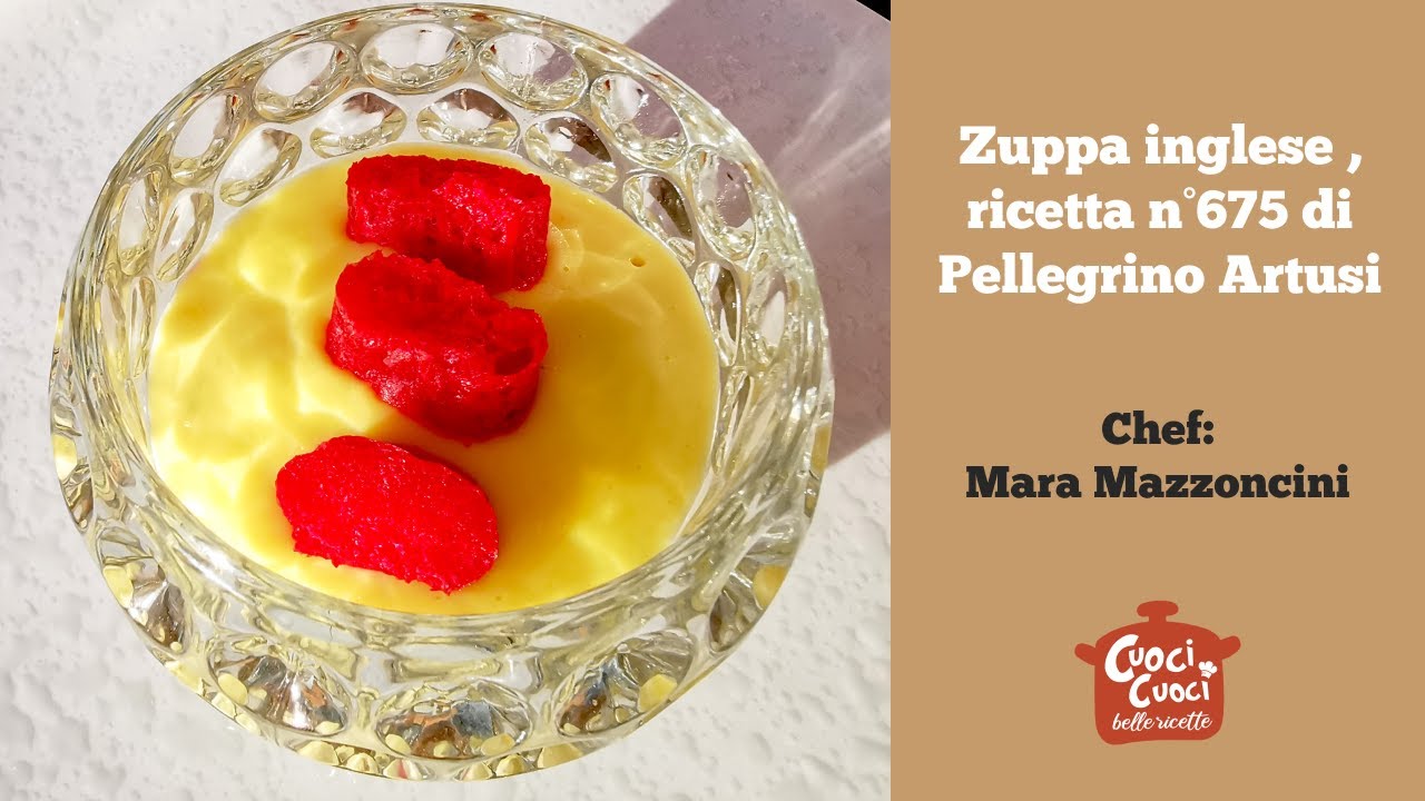 Zuppa inglese, ricetta n°675 di Pellegrino Artusi