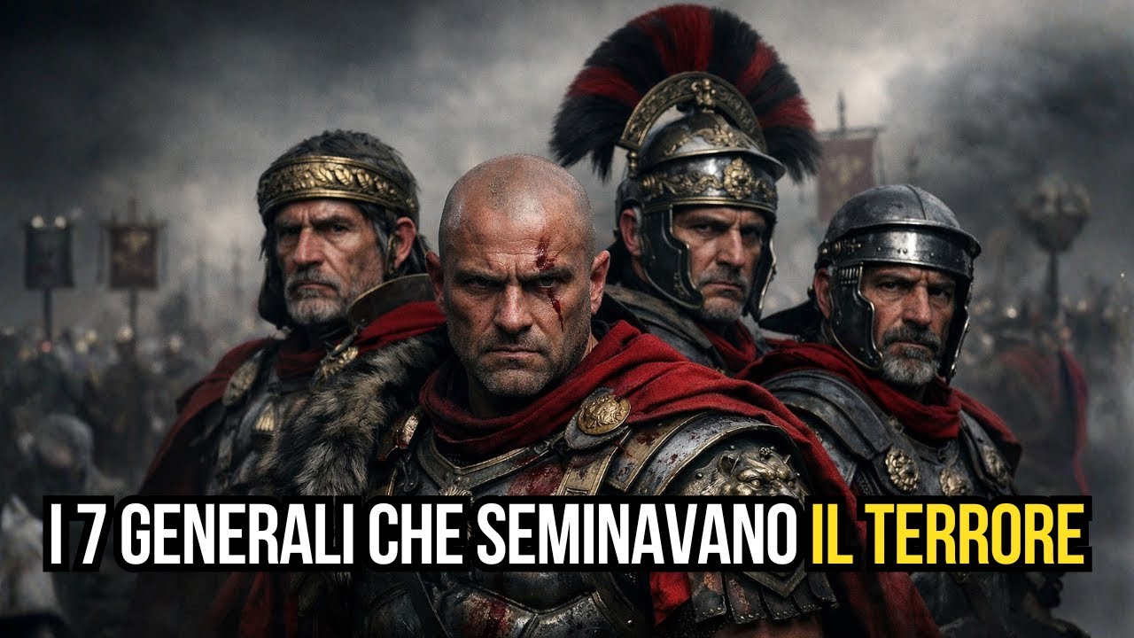 7 GENERALI ROMANI che HANNO TERRORIZZATO i loro nemici