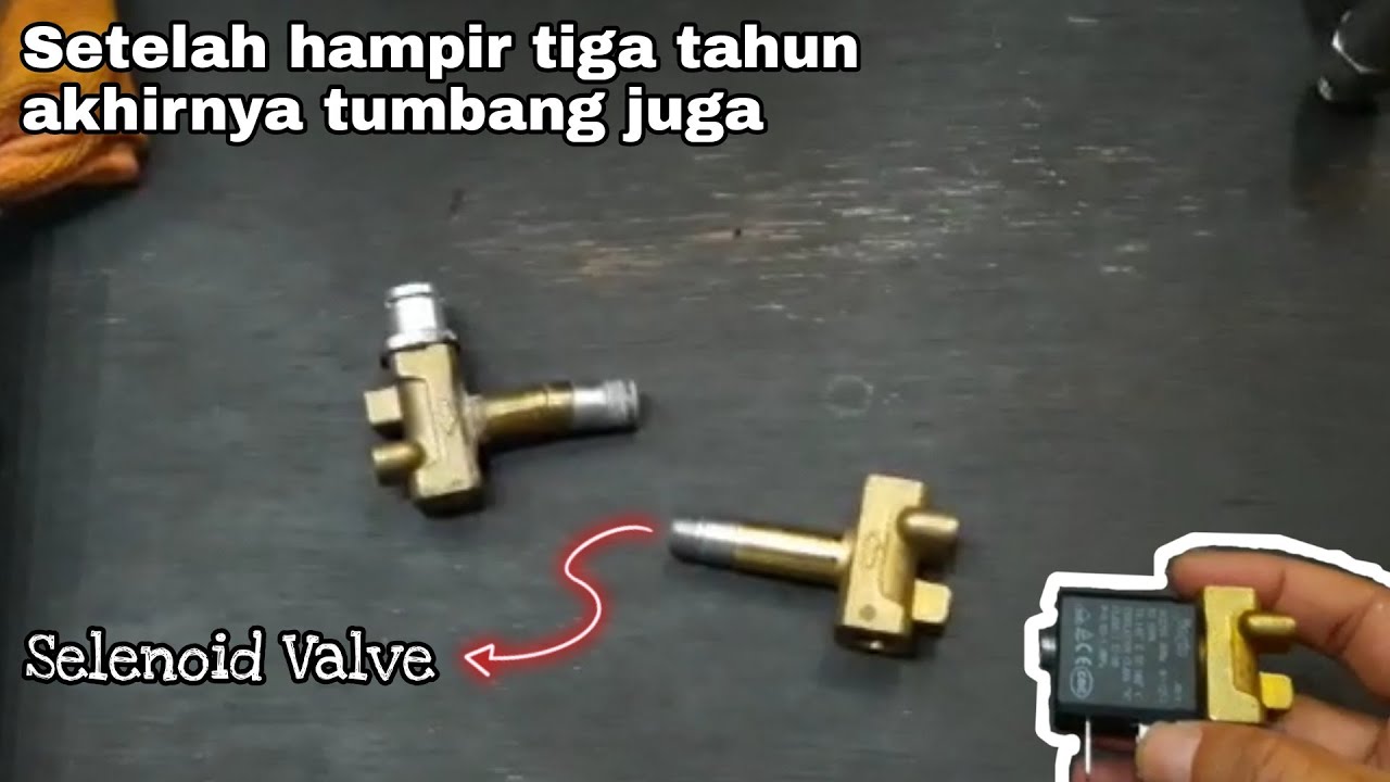 Ganti Two Way Selenoid Valve yang pecah di CRM3605