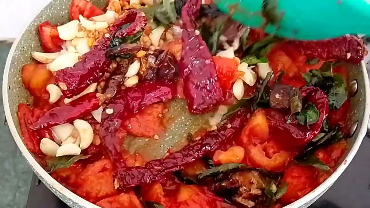 Tomato 🍅 Chutney #Easyrecipe